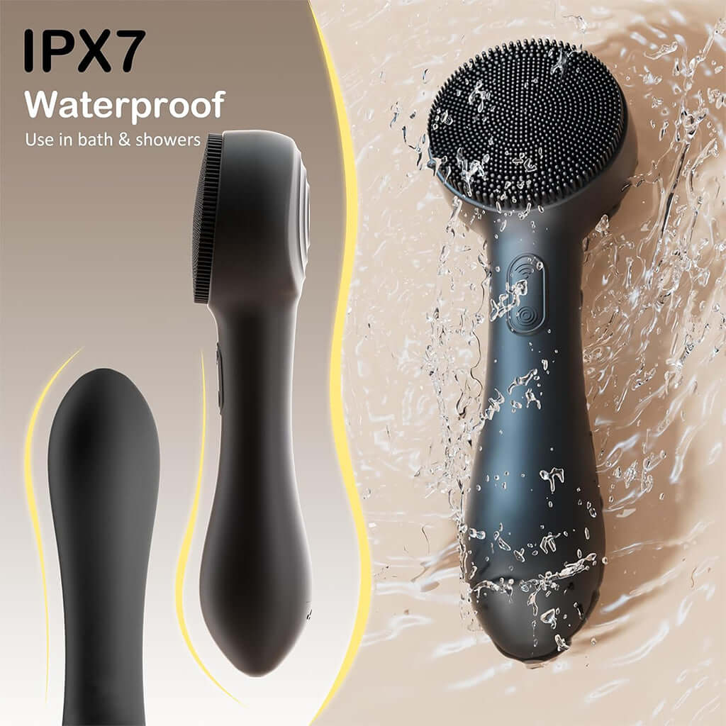 Pura Neve – Spazzola Viso Elettrica Ricaricabile, waterproof, use in bath and showers.