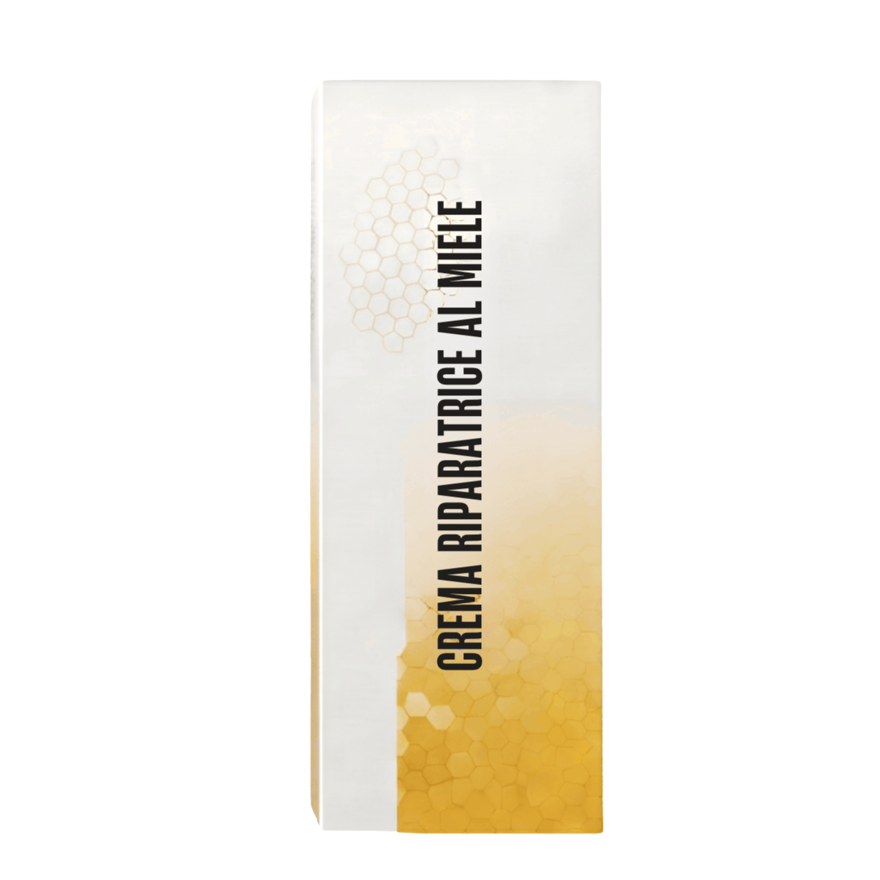 Crema riparatrice al miele d’élite in confezione elegante, ideale per la cura quotidiana della pelle.