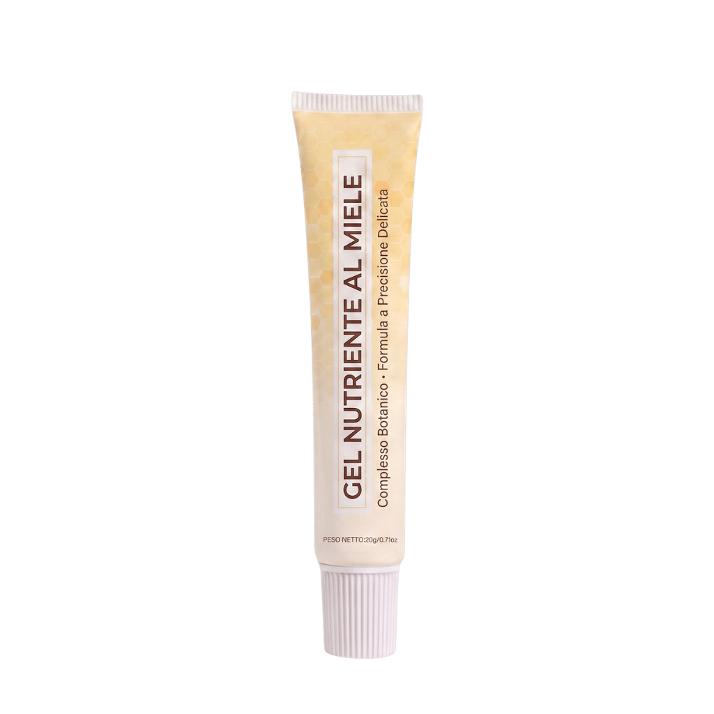Gel Nutriente al Miele in tubo, formula leggera per una pelle fresca e idratata.