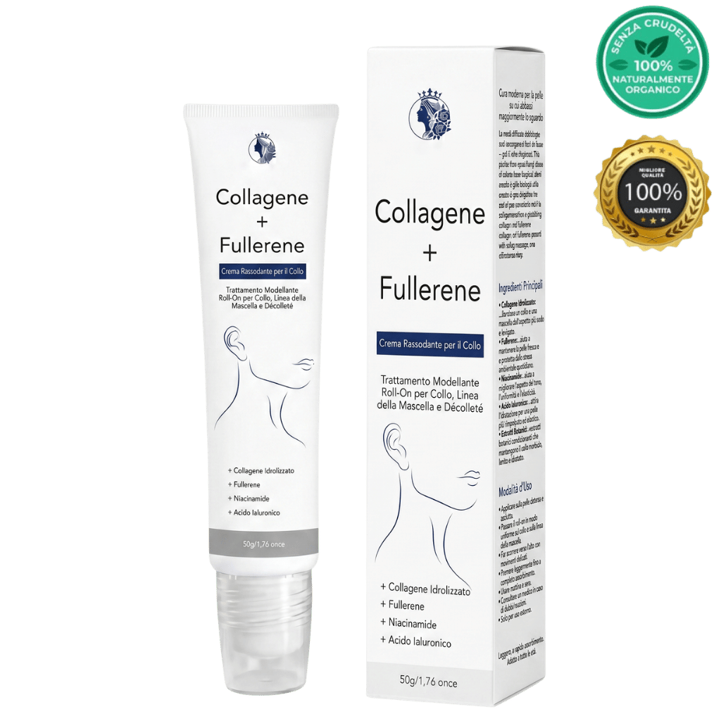 Crema Rassodante per il Collo Luxe in tubo, trattamento idratante per il collo e décolleté.