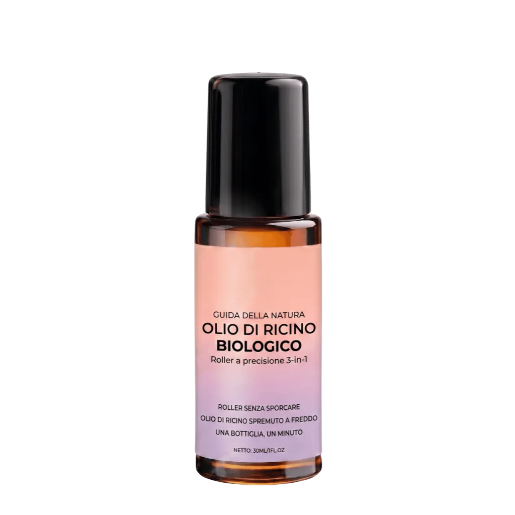 Roll-on di olio di ricino biologico