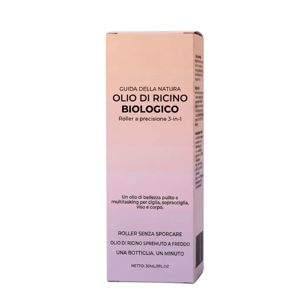 Roll-on di olio di ricino biologico