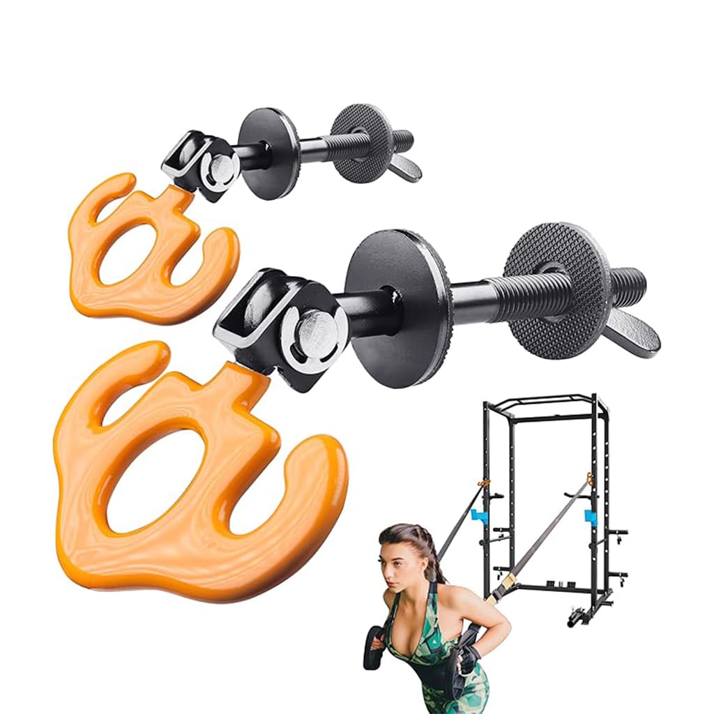 Pura Neve AnchorGrip ganci ultra resistenti per bande elastiche e rack da allenamento in acciaio rinforzato.