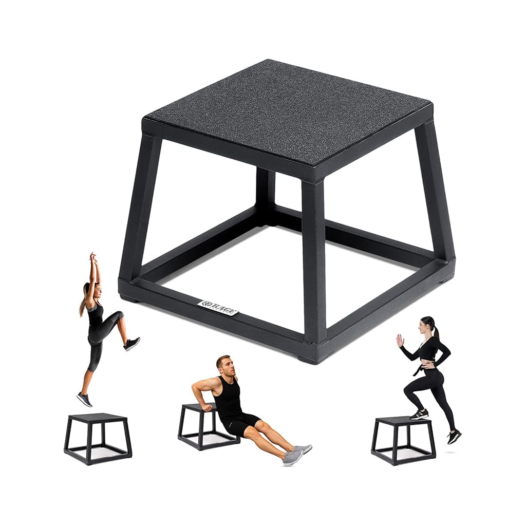 Pura Neve ElevateBox con superficie antiscivolo e piattaforma per allenamento pliometrico.
