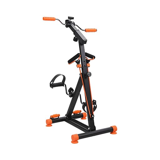 Pura Neve MoviLuce pedalatore compatto e regolabile per allenamento a casa, ideale per braccia e gambe.