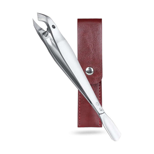 Pura Neve – Set Professionale per la Cura delle Cuticole, pinze per cuticole in acciaio inossidabile con custodia